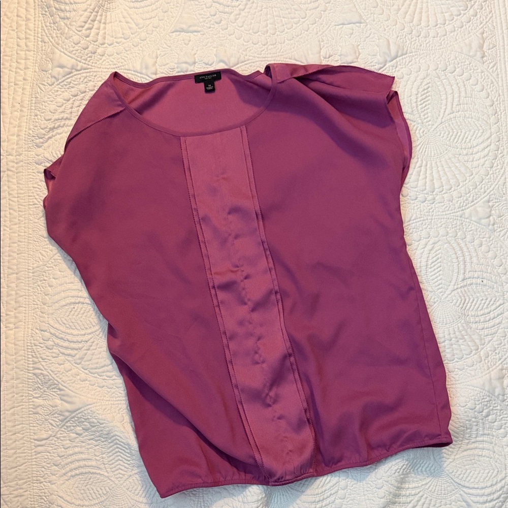 Ann Taylor Mauve Blouse